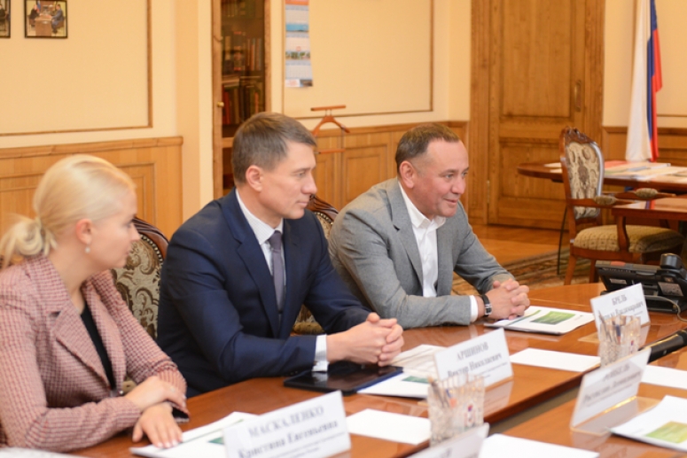 Новый председатель Среднерусского банка провел встречу с губернатором Смоленской области