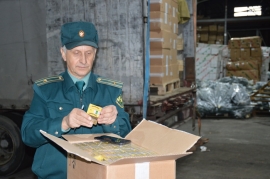 Сотрудники Смоленской таможни выявили партию безакцизных сигарет на 100 млн рублей