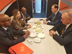 Президент ТПП РФ Сергей Катырин встретился с главой Союза торговых палат Коморских островов