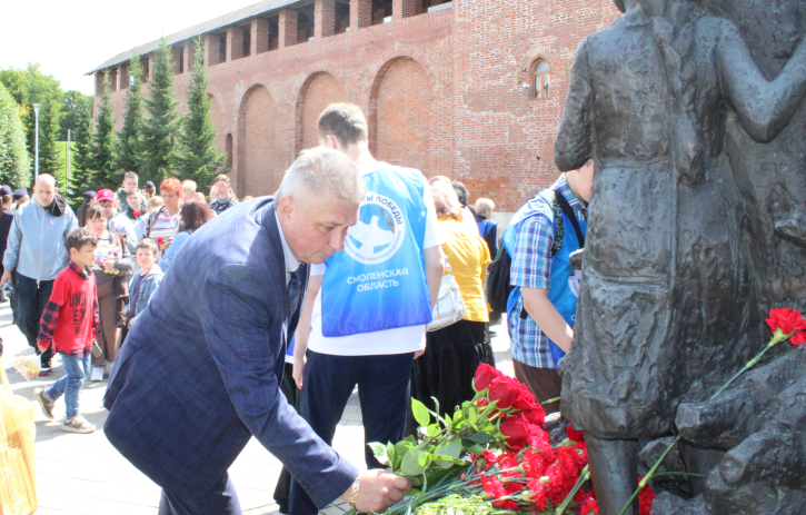 Президент ТПП Смоленской области Владимир Архипенков принял участие в митинге памяти участников партизанской операции «Дети»