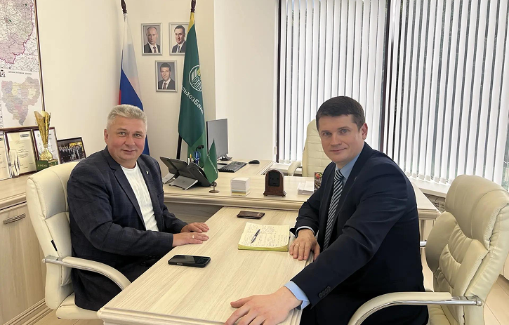 Президент ТПП Смоленской области Владимир Архипенков и директор Смоленского филиала АО «Россельхозбанк» Евгений Ласый обсудили развитие сотрудничества Президент ТПП Смоленской области Владимир Архипенков и директор Смоленского филиала АО «Россельхозбанк» Евгений Ласый обсудили развитие сотрудничества