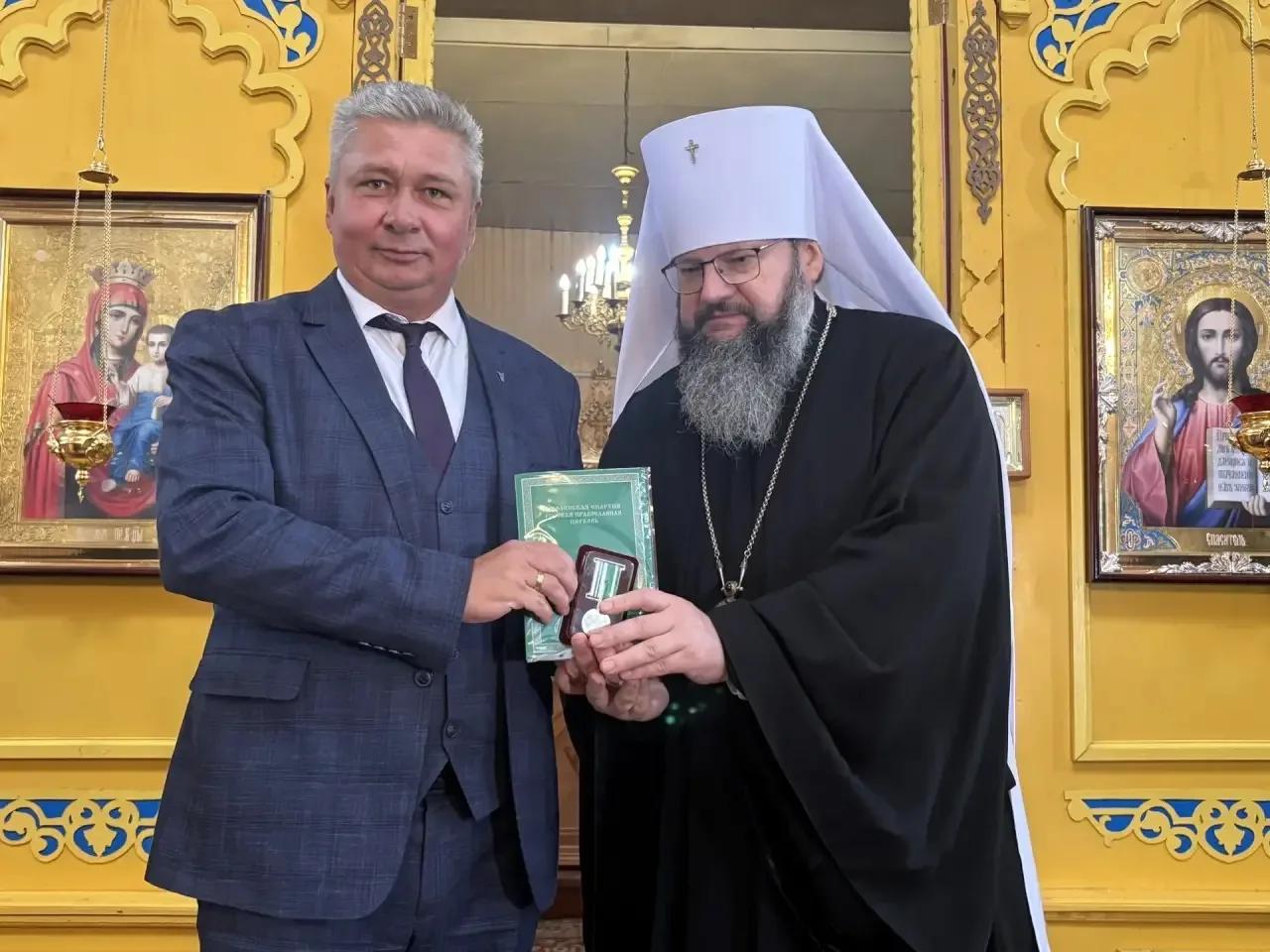 Президент ТПП Смоленской области Владимир Архипенков отмечен медалью Смоленской епархии